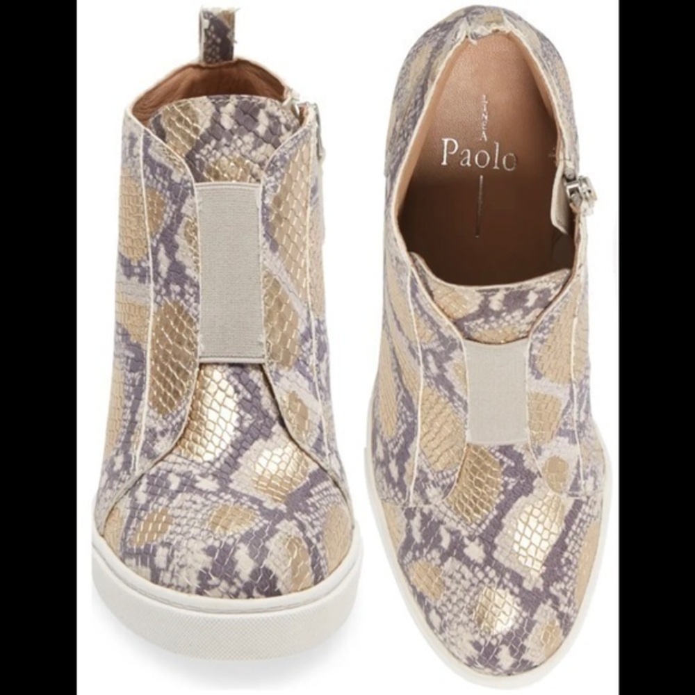 LINEA PAOLO Felicia III Wedge Sneaker Size 9.5M